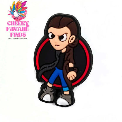 Cool Boy Shoe Charms for Clogs Sandals Decoration Shoe Accessories Charms for Men Gifts Cheeky Fantail Finds