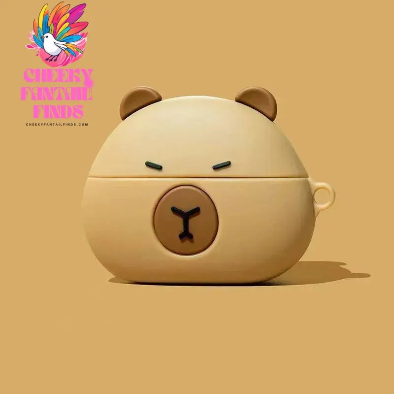 Cover for AirPods 4 2024 3D Cartoon Cute Earphone Earbuds Cover for AirPods 4 Charging Protective Silicone Case Cheeky Fantail Finds