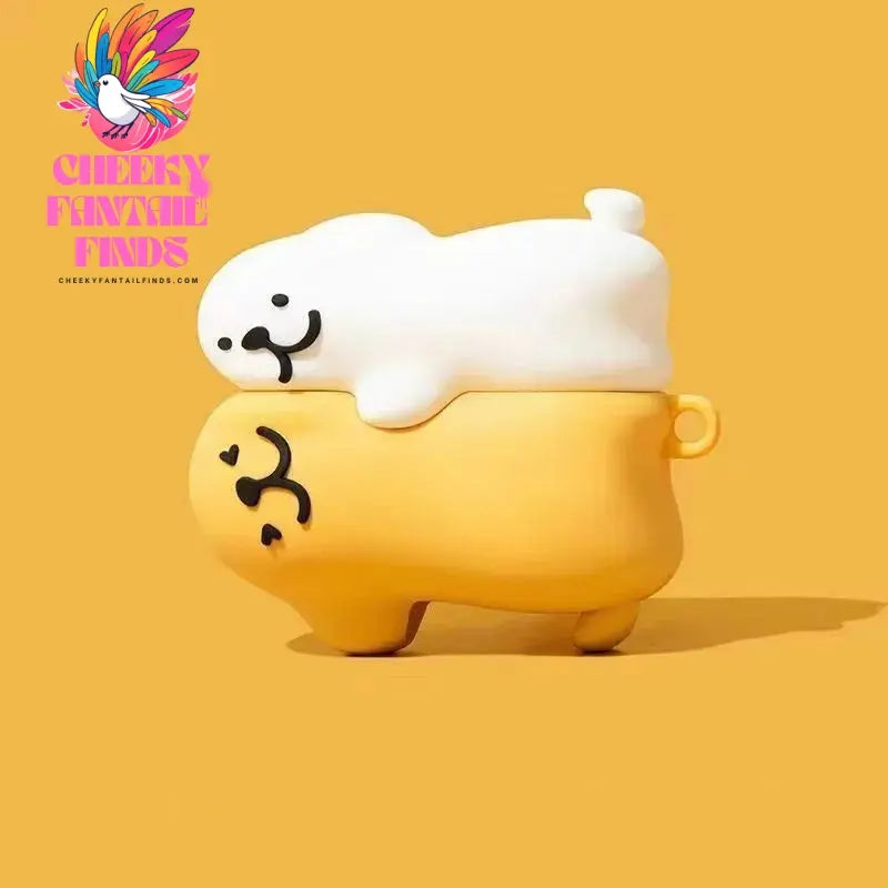 Cover for AirPods 4 2024 3D Cartoon Cute Earphone Earbuds Cover for AirPods 4 Charging Protective Silicone Case Cheeky Fantail Finds