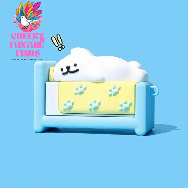 Cover for AirPods 4 2024 3D Cartoon Cute Earphone Earbuds Cover for AirPods 4 Charging Protective Silicone Case Cheeky Fantail Finds