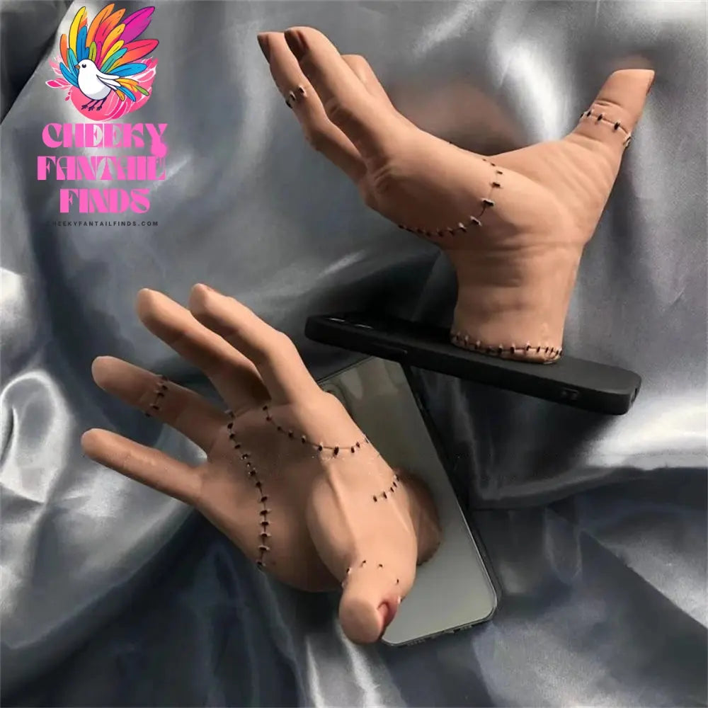 Creative Halloween Weird Injured Palm Phone Case For iPhone 16 15 13 12 11 Pro XS Max 7 8 14 Plus X XR Fun Holder Cover Cheeky Fantail Finds