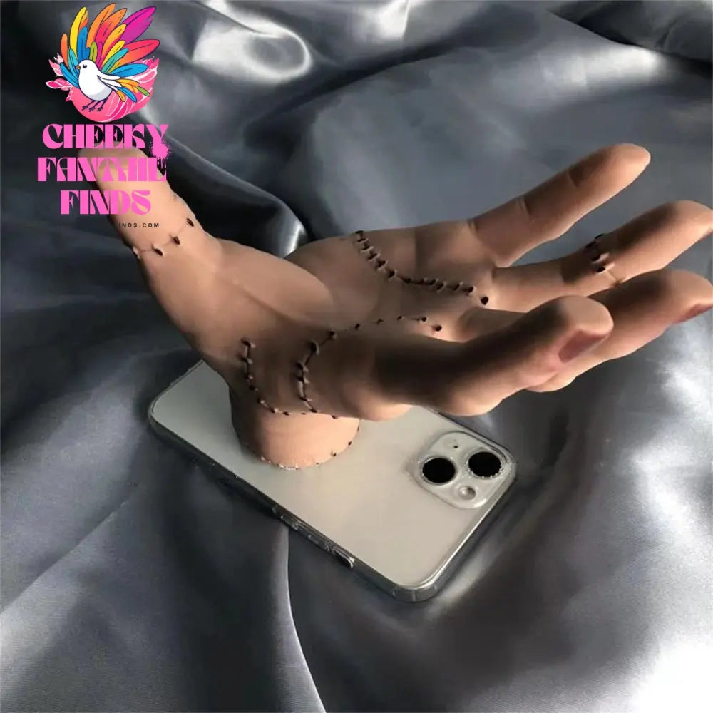 Creative Halloween Weird Injured Palm Phone Case For iPhone 16 15 13 12 11 Pro XS Max 7 8 14 Plus X XR Fun Holder Cover Cheeky Fantail Finds