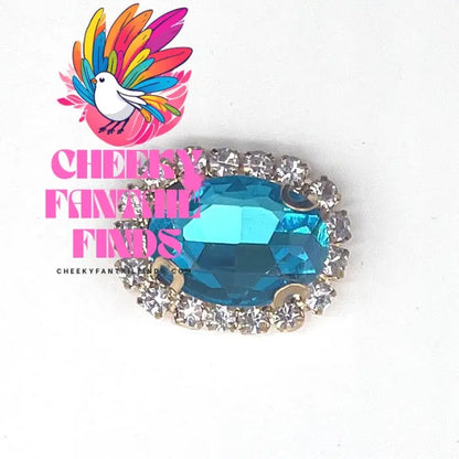 Crystal Diamond Gem Hole Shoes Accessories Shoe Buckle Cheeky Fantail Finds