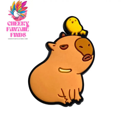 Cute Animals Capybara Shoe Charms for Shoe Accessories Charms Clogs Bubble Slides Shoe DIY Shoe Decoration Party Gift Cheeky Fantail Finds