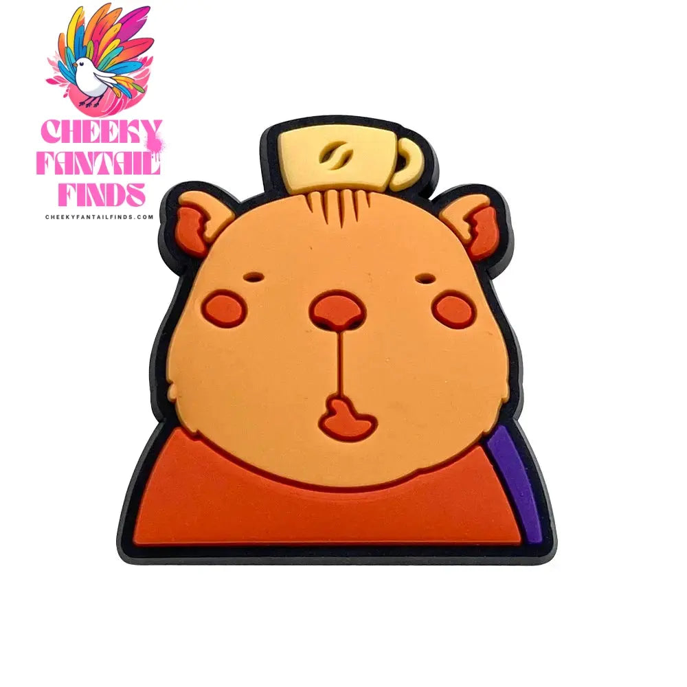 Cute Animals Capybara Shoe Charms for Shoe Accessories Charms Clogs Bubble Slides Shoe DIY Shoe Decoration Party Gift Cheeky Fantail Finds