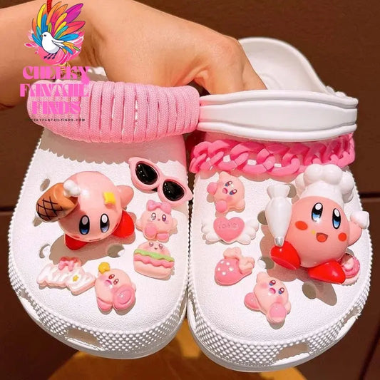 Cute Cartoon Anime Shoe Charms Set For Clogs Bubble Slides Sandals DIY Shoe Accessories For Holiday Gift Party Favors Cheeky Fantail Finds