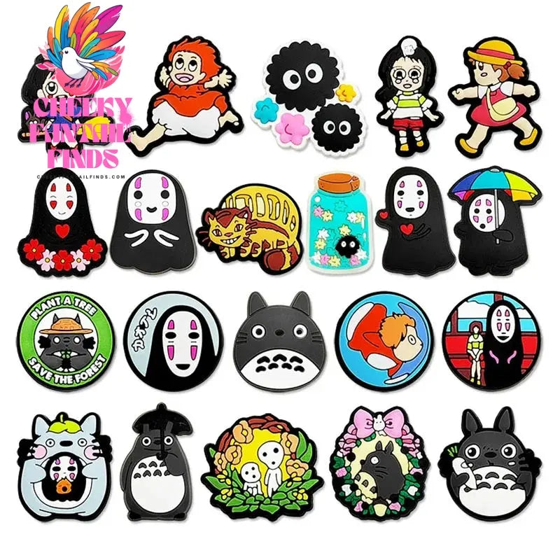 Cute Cartoon Character DIY Shoe charms Halloween garden Accessories buckle fit clogs sandals pin decorate gift - Cheeky Fantail Finds