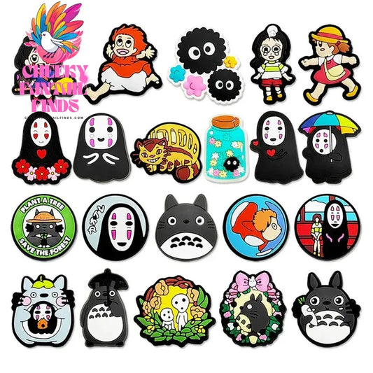 Cute Cartoon Character DIY Shoe charms Halloween garden Accessories buckle fit clogs sandals pin decorate gift - Cheeky Fantail Finds
