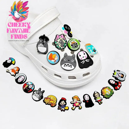 Cute Cartoon Character DIY Shoe charms Halloween garden Accessories buckle fit clogs sandals pin decorate gift - Cheeky Fantail Finds