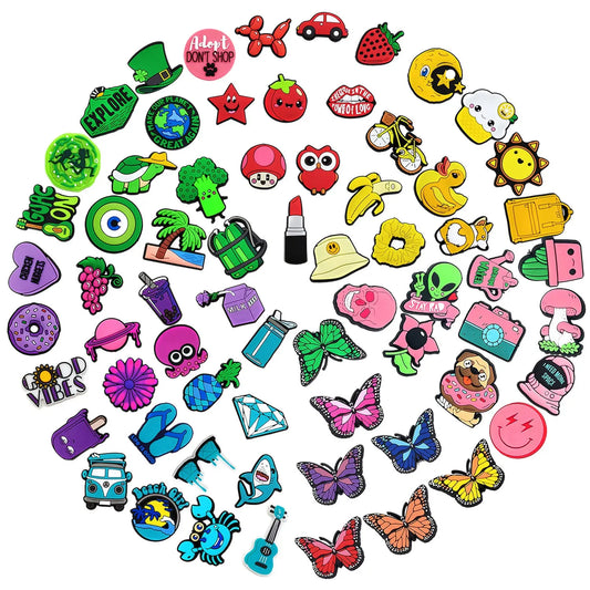 Cute Cartoon Hole Shoe Flower Accessories Cheeky Fantail Finds