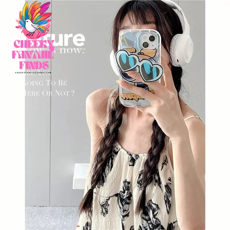 Cute Cartoon Powerpuff Girls sunglasses Cover for iPhone 11 12 13 14 15 Pro Max Plus X XS XR Soft Tpu Phone Case Cheeky Fantail Finds