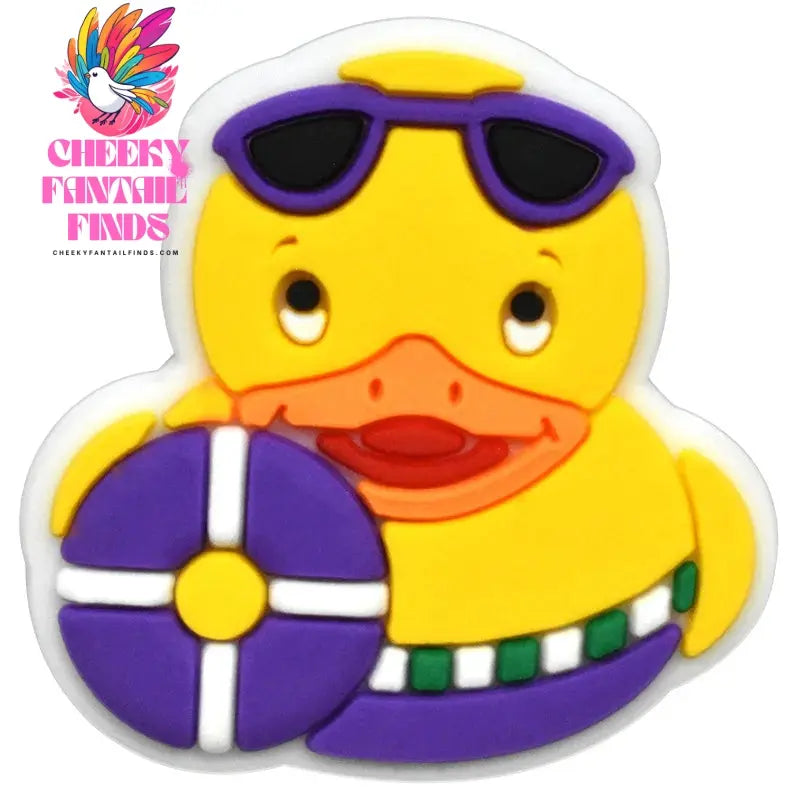 Cute Duck Summer Shoe Charms for Clogs Accessories Charms Clogs Bubble Slides Shoe DIY Shoe Decoration Charms Kids Party Gift - Cheeky Fantail Finds