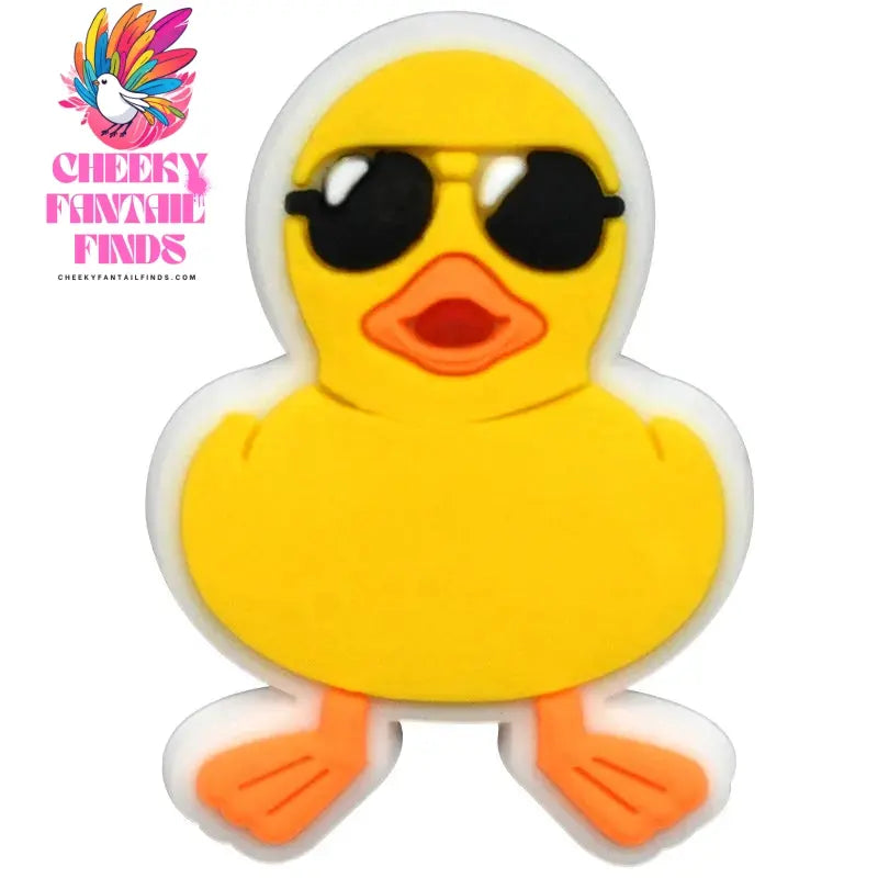 Cute Duck Summer Shoe Charms for Clogs Accessories Charms Clogs Bubble Slides Shoe DIY Shoe Decoration Charms Kids Party Gift - Cheeky Fantail Finds