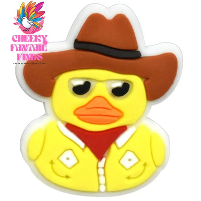 Cute Duck Summer Shoe Charms for Clogs Accessories Charms Clogs Bubble Slides Shoe DIY Shoe Decoration Charms Kids Party Gift - Cheeky Fantail Finds
