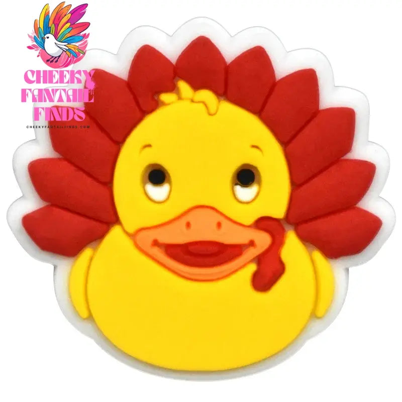 Cute Duck Summer Shoe Charms for Clogs Accessories Charms Clogs Bubble Slides Shoe DIY Shoe Decoration Charms Kids Party Gift - Cheeky Fantail Finds