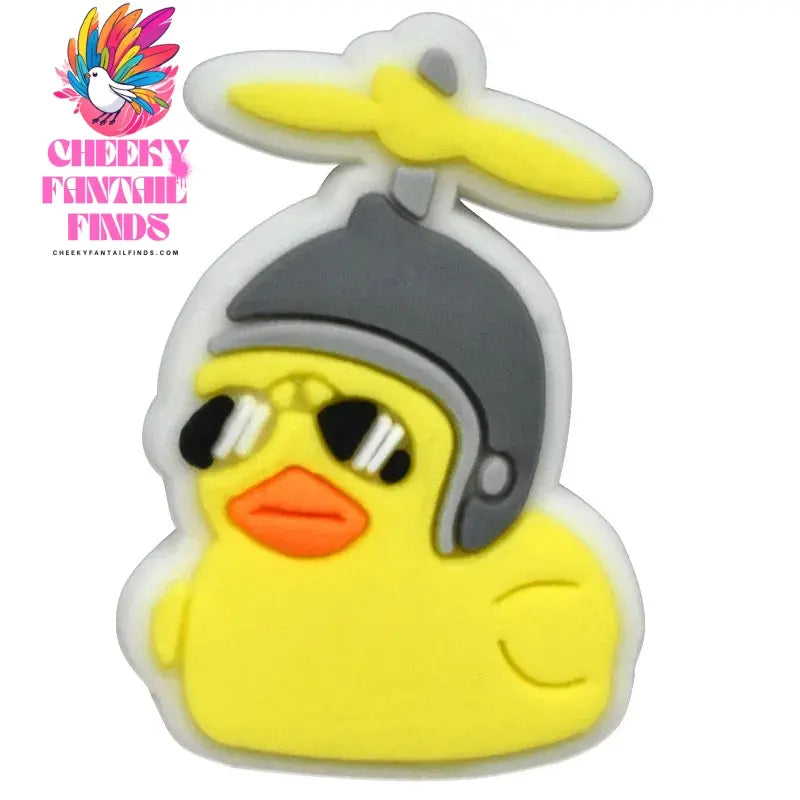 Cute Duck Summer Shoe Charms for Clogs Accessories Charms Clogs Bubble Slides Shoe DIY Shoe Decoration Charms Kids Party Gift - Cheeky Fantail Finds