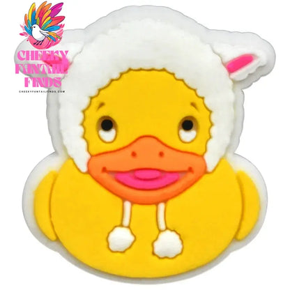 Cute Duck Summer Shoe Charms for Clogs Accessories Charms Clogs Bubble Slides Shoe DIY Shoe Decoration Charms Kids Party Gift - Cheeky Fantail Finds