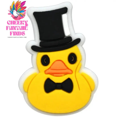 Cute Duck Summer Shoe Charms for Clogs Accessories Charms Clogs Bubble Slides Shoe DIY Shoe Decoration Charms Kids Party Gift - Cheeky Fantail Finds