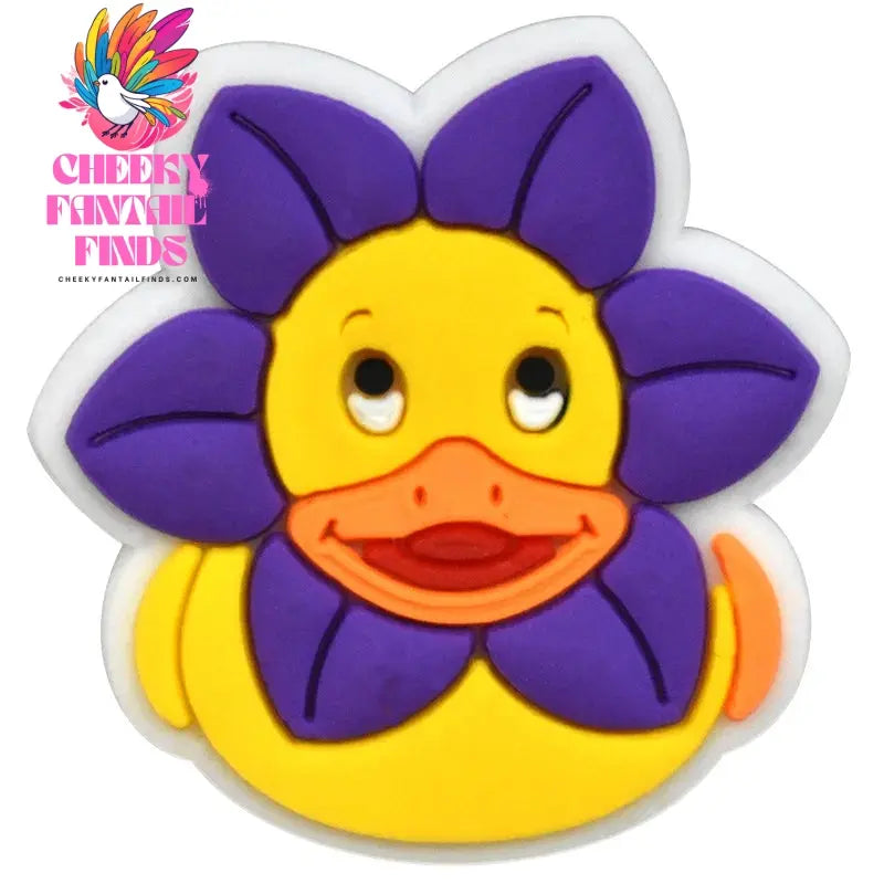 Cute Duck Summer Shoe Charms for Clogs Accessories Charms Clogs Bubble Slides Shoe DIY Shoe Decoration Charms Kids Party Gift - Cheeky Fantail Finds