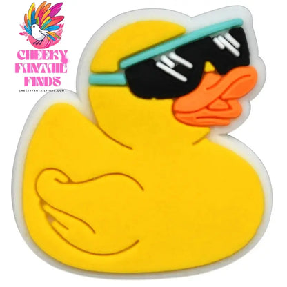 Cute Duck Summer Shoe Charms for Clogs Accessories Charms Clogs Bubble Slides Shoe DIY Shoe Decoration Charms Kids Party Gift - Cheeky Fantail Finds
