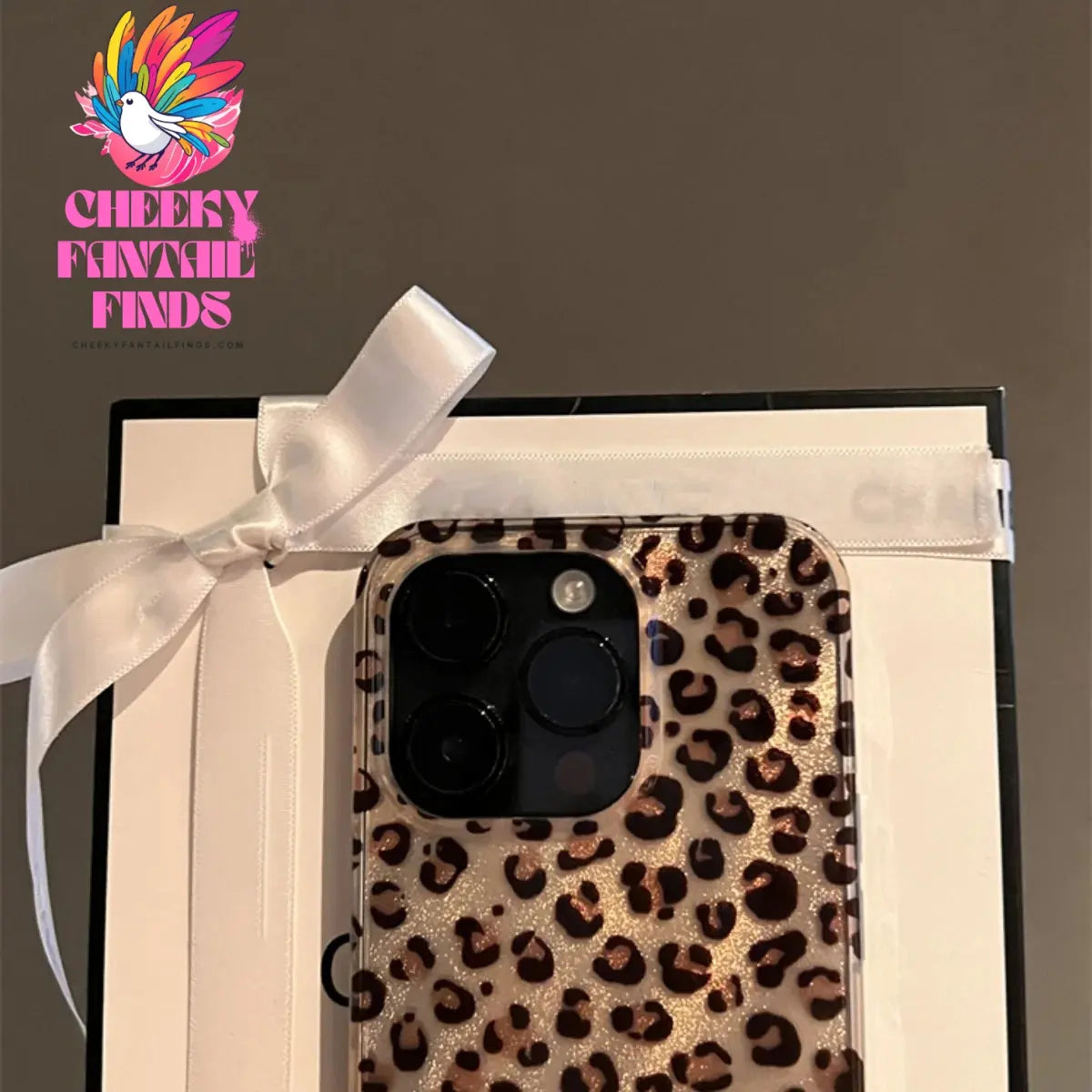 Cute Leopard Print Case for iPhone 16 15 14 13 12 Pro Max 11 Stylish Animal Pattern Soft Shockproof Back Cases Coque Cheeky Fantail Finds