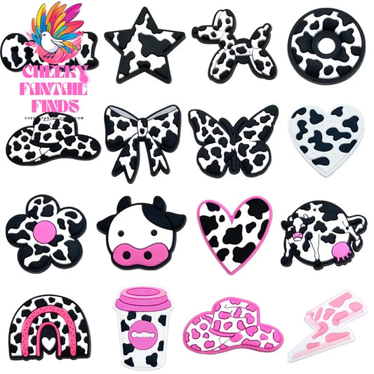 Cute Set PVC shoes charms Anime Cartoon DIY Sandals Accessories shoe Decorations boy girl kids gift - Cheeky Fantail Finds