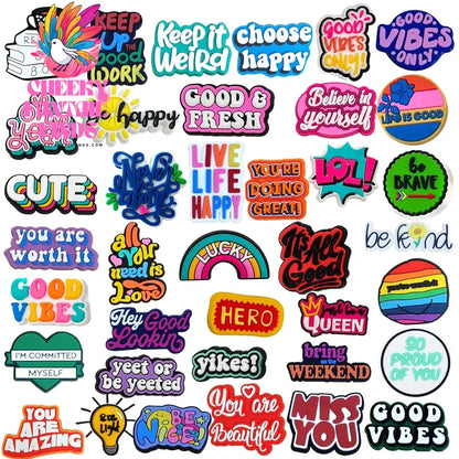 Cute Set PVC shoes charms Anime Cartoon DIY Sandals Accessories shoe Decorations boy girl kids gift - Cheeky Fantail Finds