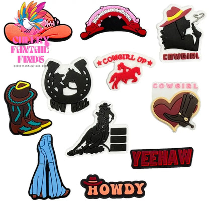 Cute Set PVC shoes charms Anime Cartoon DIY Sandals Accessories shoe Decorations boy girl kids gift - Cheeky Fantail Finds