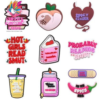 Cute Set PVC shoes charms Anime Cartoon DIY Sandals Accessories shoe Decorations boy girl kids gift - Cheeky Fantail Finds