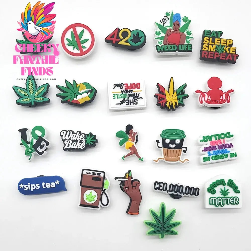 Cute Set PVC shoes charms Anime Cartoon DIY Sandals Accessories shoe Decorations boy girl kids gift - Cheeky Fantail Finds