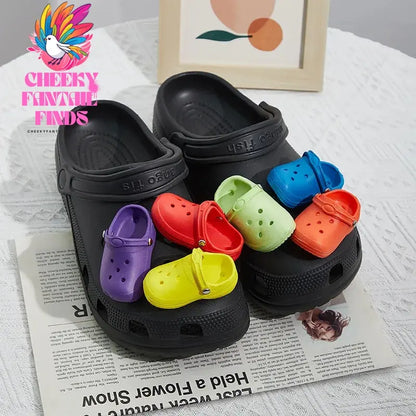 Cute Simulated Mini Shoes Charms for Clogs Sandals Decorations Charms Accessories Womens Girls Mens Funny Shoes Decor Gifts Cheeky Fantail Finds