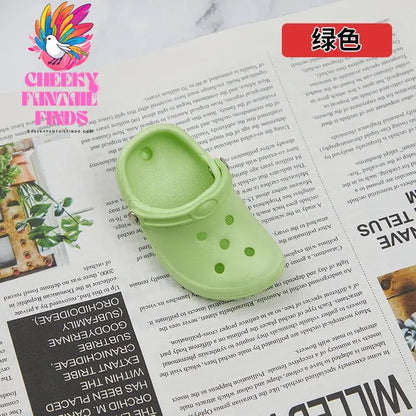 Cute Simulated Mini Shoes Charms for Clogs Sandals Decorations Charms Accessories Womens Girls Mens Funny Shoes Decor Gifts Cheeky Fantail Finds