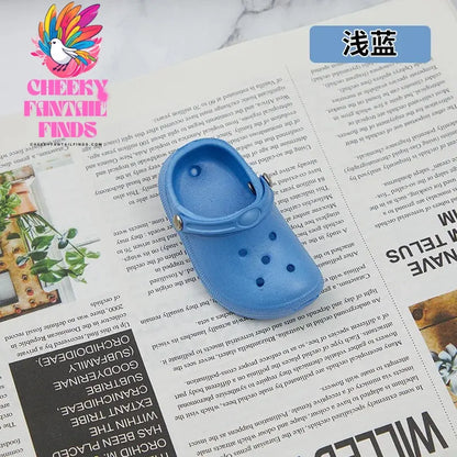 Cute Simulated Mini Shoes Charms for Clogs Sandals Decorations Charms Accessories Womens Girls Mens Funny Shoes Decor Gifts Cheeky Fantail Finds