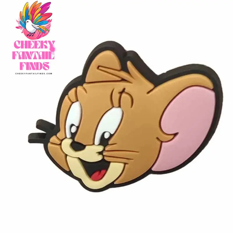 Cute Tom and Jerry Series Shoe Charms Set For Clogs Bogg Bag Bubble Slides Sandals PVC Shoe Decorations Beach Bag Accessories Cheeky Fantail Finds