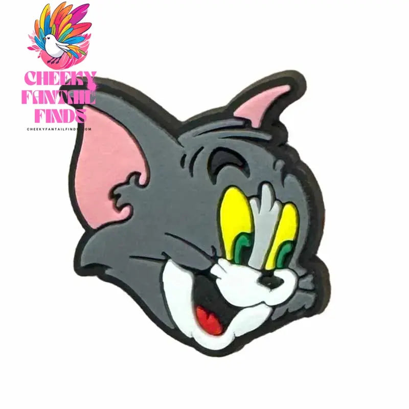 Cute Tom and Jerry Series Shoe Charms Set For Clogs Bogg Bag Bubble Slides Sandals PVC Shoe Decorations Beach Bag Accessories Cheeky Fantail Finds