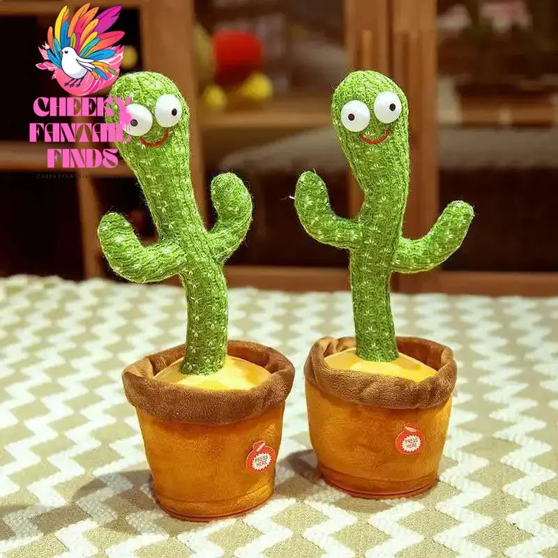 Dancing and Talking Cactus Toy Sunshine Cactus Children's Electronic Plush Toy with 120 Songs Children's Birthday Gifts Cheeky Fantail Finds