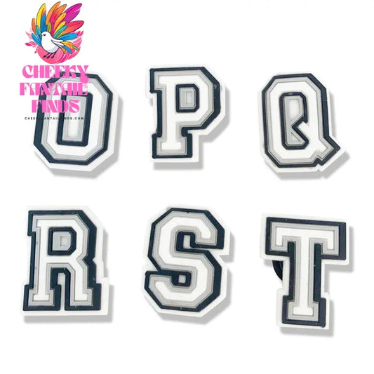 Decorations Removable Accessories PVC Letters Shoe Buckle Cheeky Fantail Finds