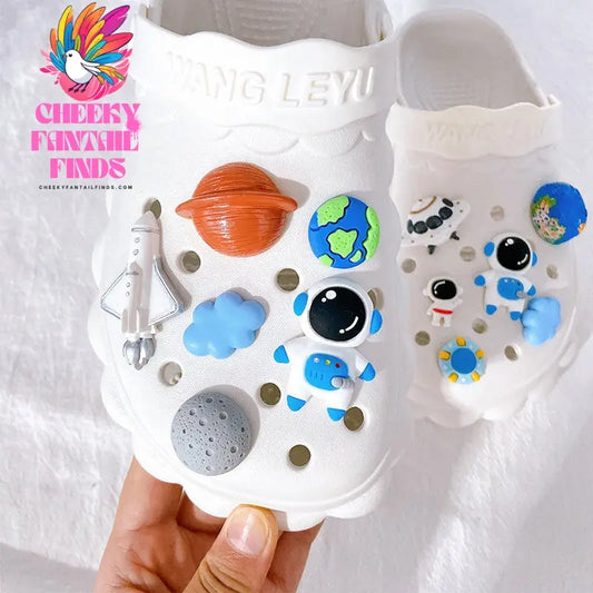 Diy Accessories Shoe Buckle  Three-dimensional Planets Movie Cheeky Fantail Finds