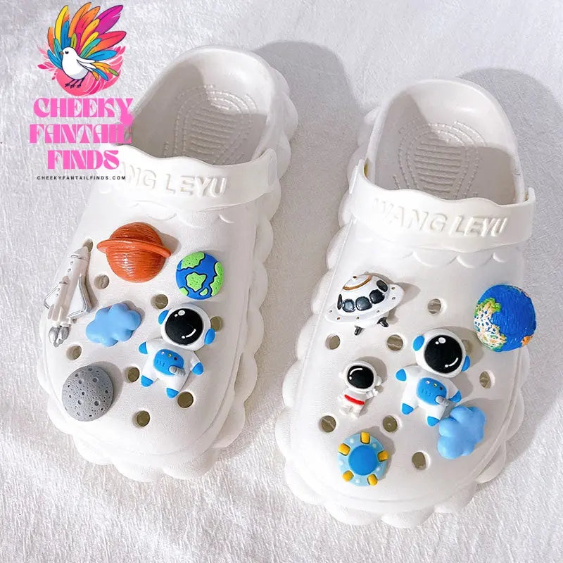 Diy Accessories Shoe Buckle  Three-dimensional Planets Movie Cheeky Fantail Finds