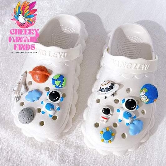 Diy Accessories Shoe Buckle  Three-dimensional Planets Movie Cheeky Fantail Finds