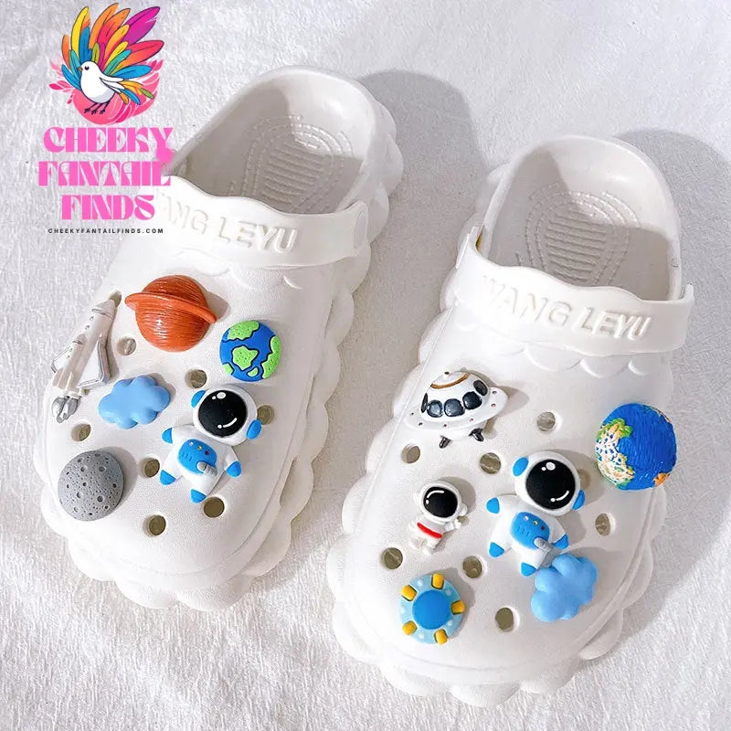 Diy Accessories Shoe Buckle  Three-dimensional Planets Movie Cheeky Fantail Finds