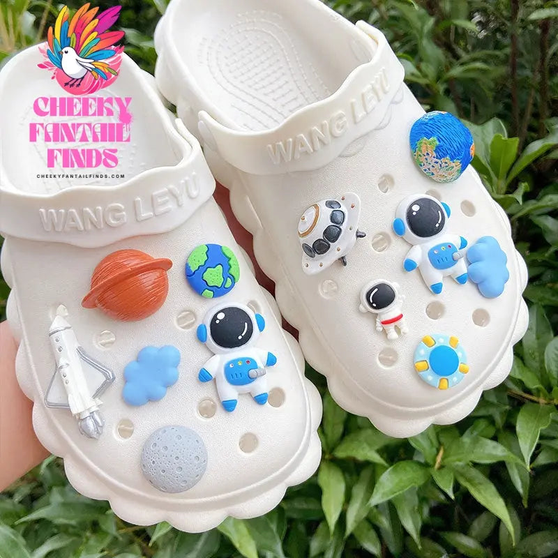 Diy Accessories Shoe Buckle  Three-dimensional Planets Movie Cheeky Fantail Finds