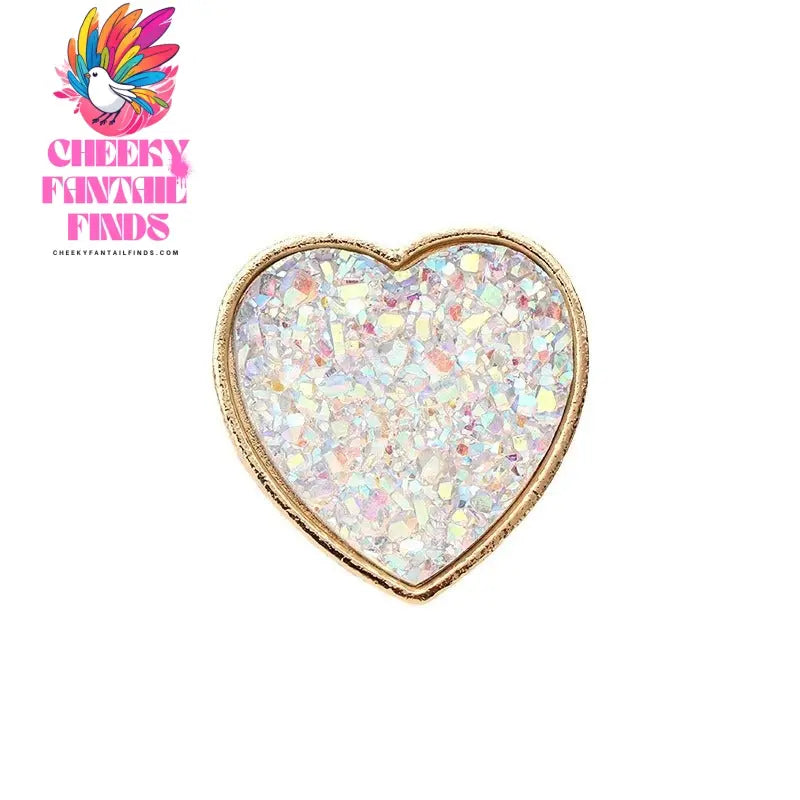Diy Ornament Accessories Love Heart Bow Tie Gem Removable Shoe Ornament Shoe Buckle Cheeky Fantail Finds