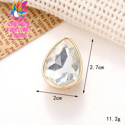 Diy Ornament Accessories Love Heart Bow Tie Gem Removable Shoe Ornament Shoe Buckle Cheeky Fantail Finds