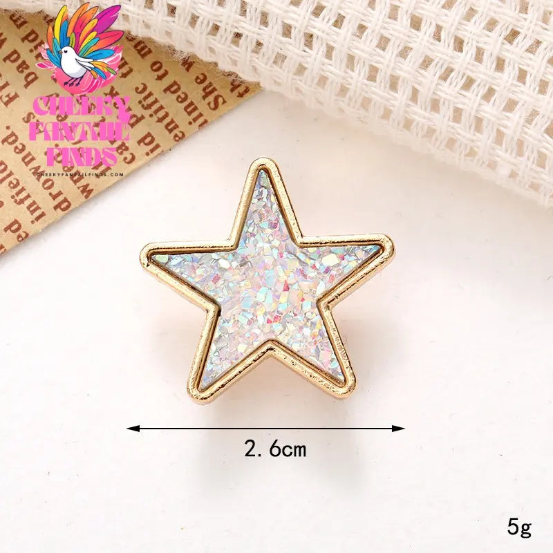 Diy Ornament Accessories Love Heart Bow Tie Gem Removable Shoe Ornament Shoe Buckle Cheeky Fantail Finds