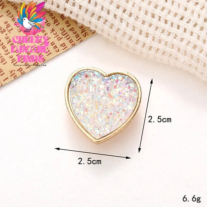 Diy Ornament Accessories Love Heart Bow Tie Gem Removable Shoe Ornament Shoe Buckle Cheeky Fantail Finds