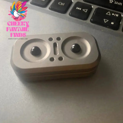 EDC Owl Fidget Slider Magnetic Metal Push Slider Fidget Spinner Adult Antistress Stress Relief Hand Spinner ADHD Autism Toy Gift Cheeky Fantail Finds