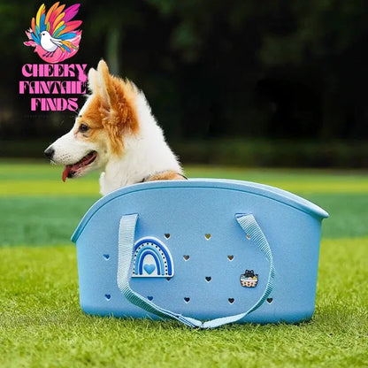 EVA Pet Cat Dog Bag Comfortable Open Pocket Outdoor Travel Portable pet Handle backpack Waterproof Easy Cleaning Pet Carrying - Cheeky Fantail Finds