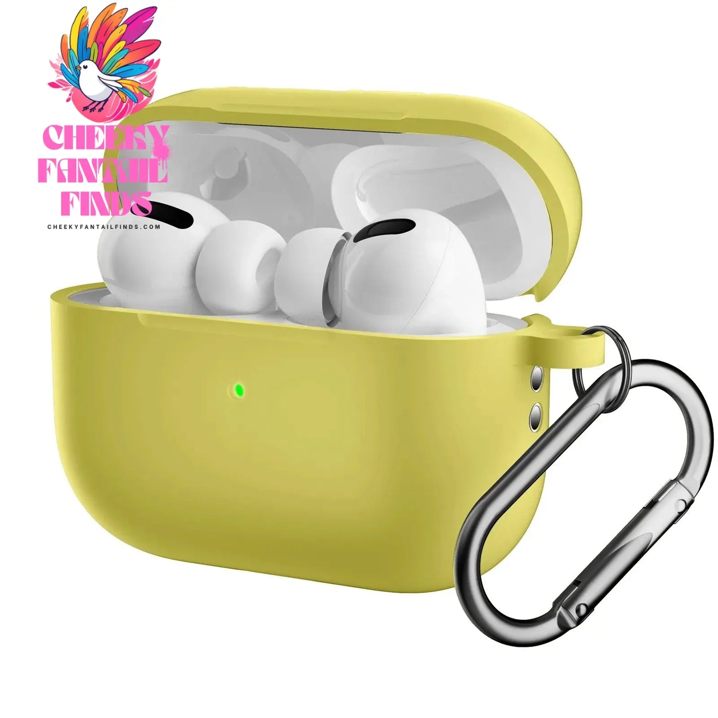 Earphones Portable Storage Case For Airpod Pro 2 Bluetooth Headphone Case Silicone Case Headphone Accessories Protective Box Cheeky Fantail Finds