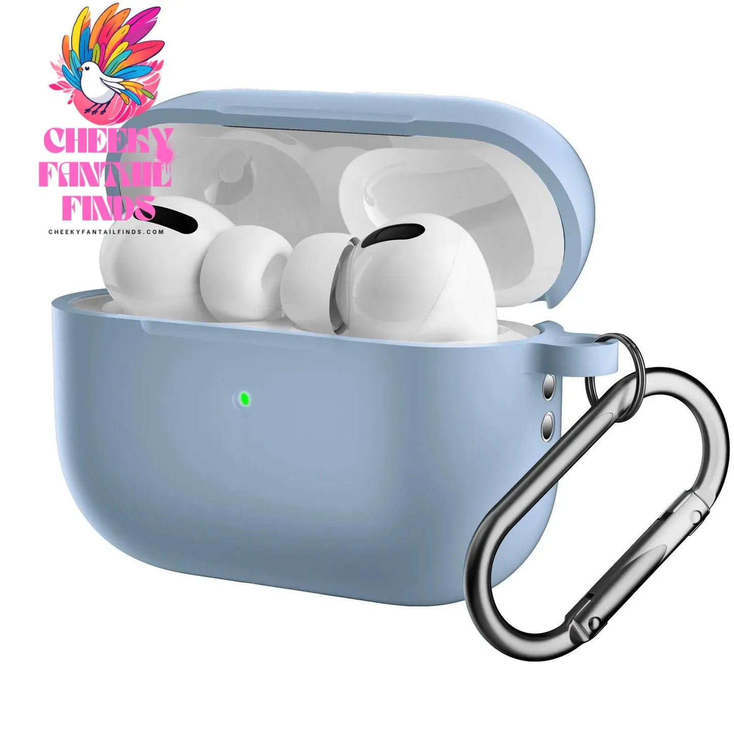 Earphones Portable Storage Case For Airpod Pro 2 Bluetooth Headphone Case Silicone Case Headphone Accessories Protective Box Cheeky Fantail Finds